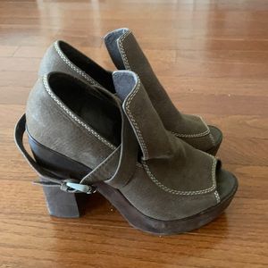 JOIE open toed booties.